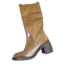 Free People Essential Gold Tall Slouch Boot Women&#39;s Size 40/10 US $298 NEW - $98.96