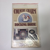 Rocking Horse Country Charm Craft Pattern Cross Stitch Stenciling Quilting - £10.27 GBP