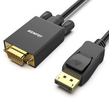 BENFEI DisplayPort to VGA Adapter, DP DisplayPort to VGA 10 Feet Cable Male to M - £18.22 GBP