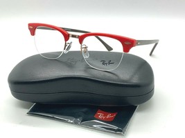 New Ray Ban Eyeglasses Rb 4354V 5904 RED/ROSE Gold 48-22-140MM / Case - $77.56