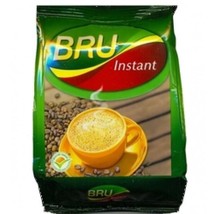 BRU INSTANT Coffee Powder Blend of Coffee &amp; Chicory Strong Nescafe Pure 200gm - £11.94 GBP