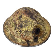 WWI WWII Trench Helmet Hat Antique World War Yellow Soldier Army - $49.99
