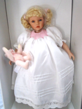 Rare Pauline Bjoness-Jacobsen Ltd Ed. 12" LOVE doll w/ teddy bear  #450/950 MIB - $133.65
