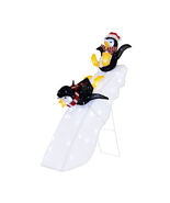 4 Feet Christmas Penguin Ice Skating Decor with Snowy Slide - Color: Mul... - €132,18 EUR 4 Feet Christmas Penguin Ice Skating Decor with Snowy Slide - Color: Mul... - €132,18 EUR