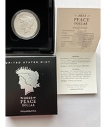 2023 P Peace Silver Dollar Uncirculated Coin 23XE OGP Box &amp; COA In Hand - $125.00