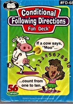 Conditional Folliwing Directions Fun Deck - Educational Card Game - £7.85 GBP