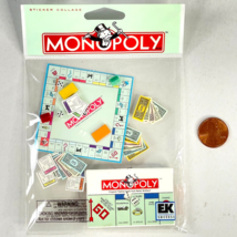 Jolees Boutique Tiny 3D Monopoly Scrapbook Sticker Collage 2003 Hasbro - £14.58 GBP