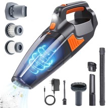 Hand Held Vacuum Cleaner, Hand Vacuum 16000Pa Powerful Suction Cordless ... - £38.32 GBP