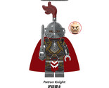 Minifigure Custom Building Toys Medieval Soliders Patron Knight - $3.92