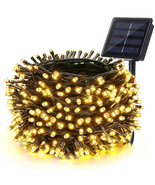 Solar Christmas Lights Outdoor Waterproof, 72Ft 200 LED Solar Powered St... - $43.71 CAD