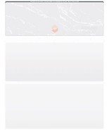 Checks Blank Paper Stock-Marble Gray-Check On Top-100 Count - $13.60