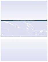 500 Blank Check Stock Paper - Check in Middle -  Blue - £18.11 GBP
