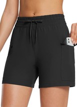 Baleaf Women&#39;S Athletic Shorts 5&#39;&#39; Hiking Shorts Cargo Pockets Workout Running - £35.96 GBP