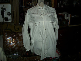Freego Cool White Western Blouse Size Sp - £19.47 GBP