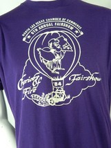 Vintage Las Vegas Chariots of Fire Fairshow Purple Short Sleeve T Shirt ... - £19.60 GBP