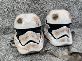 Disney Star Wars Stormtrooper Helmet Popcorn Bucket Lot Of 2 - $114.87