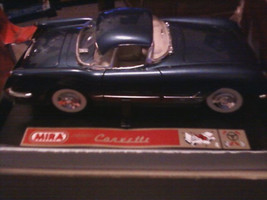 Nib 1954 Chevrolet Corvette By Mira / Calidad Gold Line Ed. 1:18 Scale  Blue - £78.36 GBP