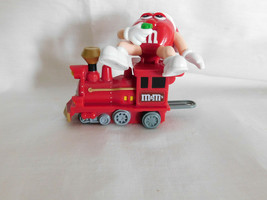 M Ms Red Plain Christmas Train Engine  2 1/2  Inches Tall 2005 - $5.99