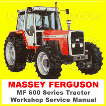 MASSEY FERGUSON MF600 Series SHOP Factory SERVICE MANUAL MF675 MF690 MF6... - $11.18