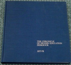 The Chronicle Of Higher Education Deskbook, 1977-78, NEVER USED, Hard Cover - £7.02 GBP