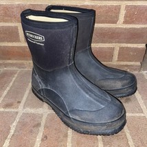 Mudruckers Black Short Muck Boots Waterproof Womens Sz 9 Mens Sz 8 Style... - $44.55