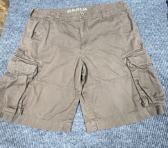 Magellan Outdoors Shorts Men 40 Brown Cargo Pockets Flat Front Casual Belt Loops - £16.88 GBP