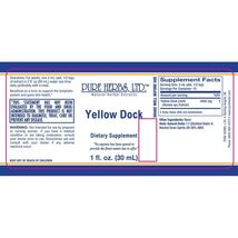 Pure Herbs: Yellow Dock - 1 oz. (Natural Herbal Extracts) image 2