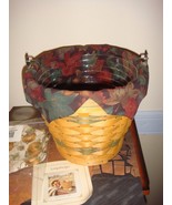 Longaberger 2002 Sage Autumn Pail Basket Combo  - $60.35 CAD