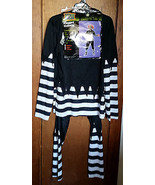 Fashion Holiday Adult Costume Large Creepy Clown Halloween Party Outfit ... - $52.56 CAD