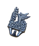 Hummingbird Wall Hook Pewter Coat Hat Hanger Flowers Vintage Decor Carso... - $239.89 MXN