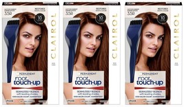(3 Boxes) Clairol Root Touch-Up Permanent Hair Color, 3.5R Darkest Auburn - £22.94 GBP