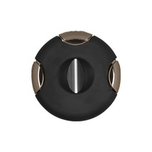 Lotus Meteor V-Cut Round 64 Ring Guage Cigar Cutter BLACK  - CUT1401 - £57.54 GBP
