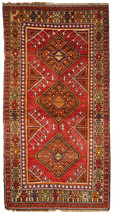 Hand made antique Turkish Anatolian rug 3.5&#39; x 6.8&#39; (107cm x 207cm) 1920s  1C282 - £2,478.72 GBP