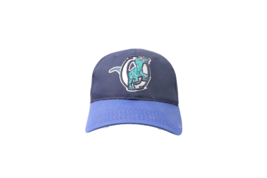 Vtg Youth Minor League Baseball Ogden Raptors Cotton Dad Hat Cap Blue Ad... - $18.76