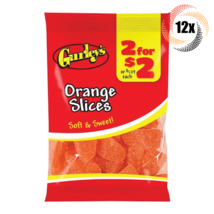 12x Bags Gurley&#39;s Orange Flavor Slices Soft &amp; Sweet Candy | 4oz | Fast Shipping - £18.59 GBP