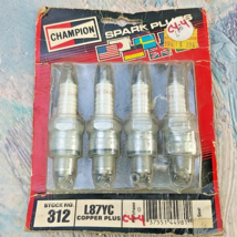 4x Champion L87YC 312 For Honda Copper Plus Spark Plugs Replaces 98076-5... - $30.23 CAD