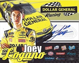 AUTOGRAPHED 2012 Joey Logano #20 Dollar General Racing (Gibbs) Signed 8X... - £55.02 GBP