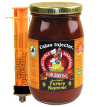 Cajun Injector Turkey Oven Roasted Supreme Injectable Marinade  (Glass Jar) with - £28.76 GBP
