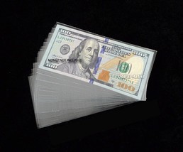 100 SOFT Money Sleeve Dollar Currency Cash Sleeves Protective Sleeves Ho... - $184.53 MXN 100 SOFT Money Sleeve Dollar Currency Cash Sleeves Protective Sleeves Ho... - $184.53 MXN