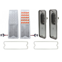 67 68 69 70 71 72 Chevy/GMC Truck LED Clear Tail Light Lens/Gasket/Housing Pair - £79.65 GBP