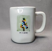 Rae Dunn &quot;All Is Bright&quot; Christmas Holiday Coffee / Tea Mug, Hot Chocolate Cup - £11.61 GBP
