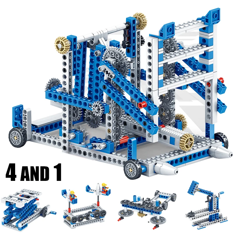 Mechanical Gear Technical Building Blocks Engineering Children&#39;s Science - £15.79 GBP+