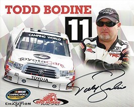 AUTOGRAPHED 2011 Todd Bodine #11 Red Horse Racing (2X Truck Champion) Signed ... - £39.16 GBP