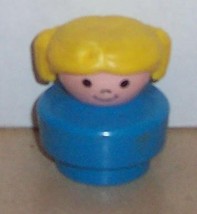 Vintage 90&#39;s Fisher Price Chunky Little People Peggy figure FPLP - $9.46