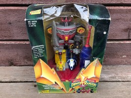 VTG 1994 Mighty Morphin Power Rangers Battery Powered Tooth Brush Stand ... - £19.46 GBP