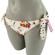 Xhilaration Floral Print Bikini Bottom Juniors Sz XL Swimwear Side Ties ... - £10.17 GBP
