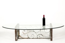 Wine Barrel Ring Coffee Table - Raiment V3 - made from retired wine barrel rings - £1,021.47 GBP