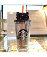 Starbucks &#39;&#39; Kitty Ears &#39;&#39; 2023 Xmas Fall Christmas Black Cat Tumbler Cu... - £50.55 GBP