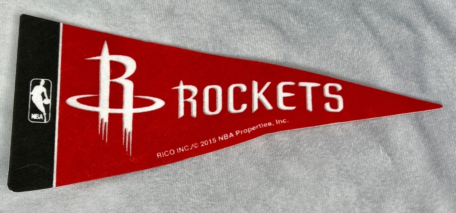 HOUSTON ROCKETS NBA Mini Felt Pennant Made in USA 2015 - $10.09
