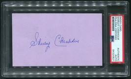 SHIRLEY CHISHOLM SIGNED INDEX CARD 1ST BLACK CONGRESSWOMAN MEDAL OF FREE... - $181.29